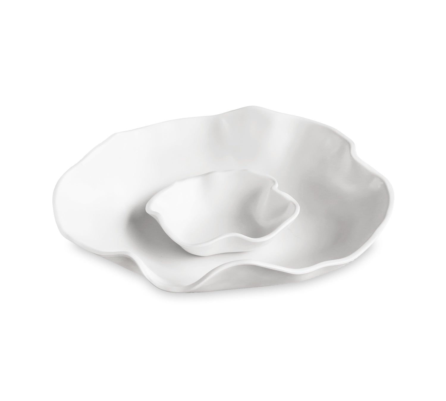 VIDA Nube Bowl with Dip (White)