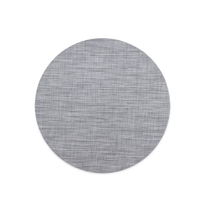 VIDA Round Woven Placemats Set of 4 (Grey)