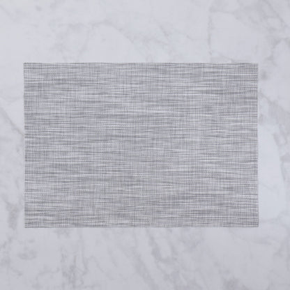 VIDA Rectangular Woven Placemats Set of 4 (Grey)