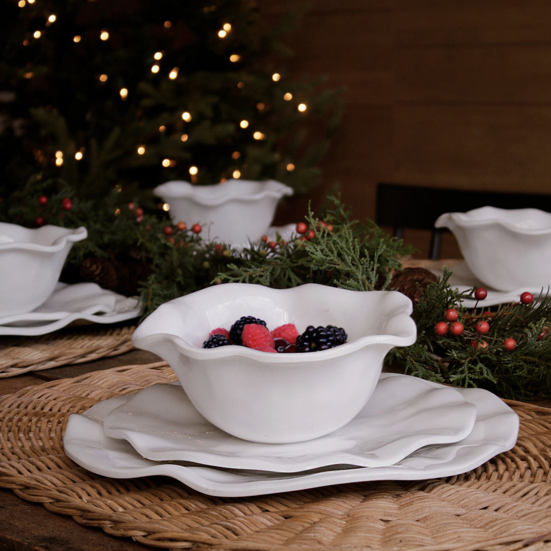 VIDA Havana 7&quot; Cereal Bowl Set of 4 (White)