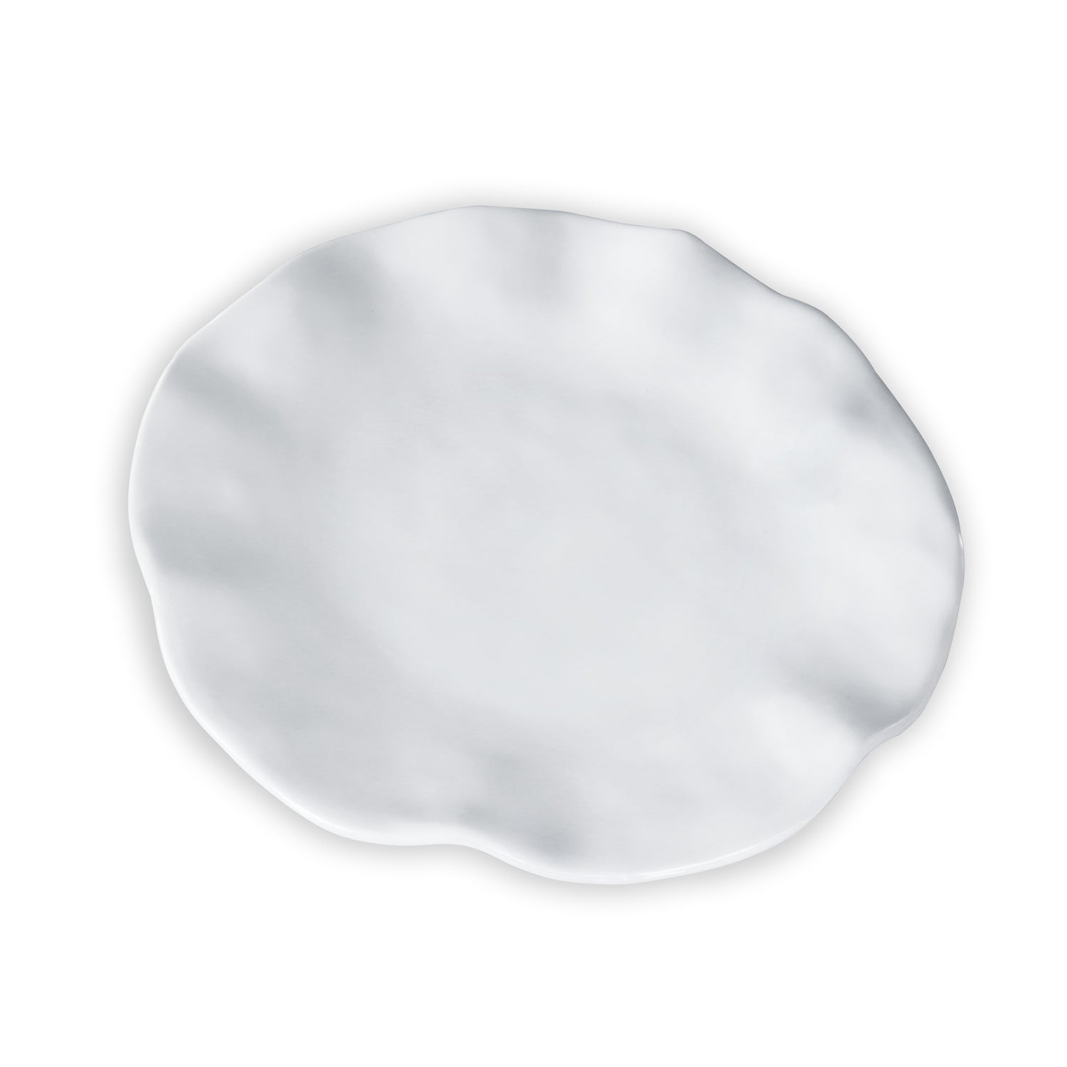 VIDA Havana 11&quot; Dinner Plate Set of 4 (White) SECONDS - NON REFUNDABLE