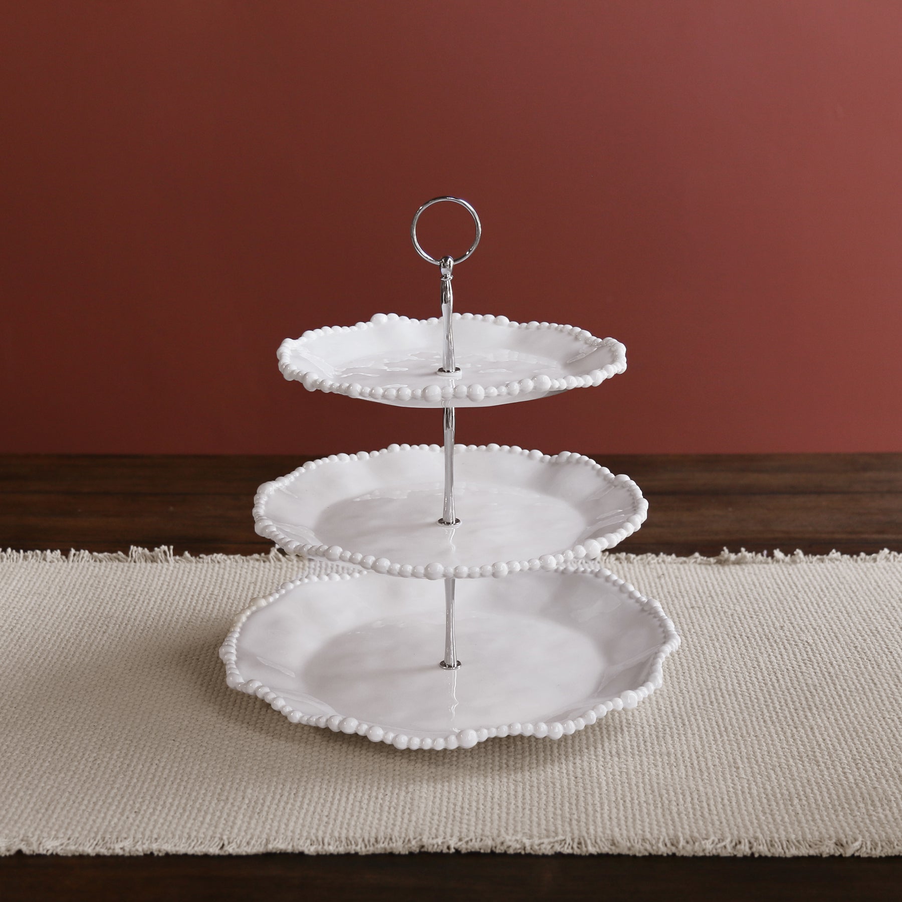 VIDA Alegria Triple Tiered Server (White)