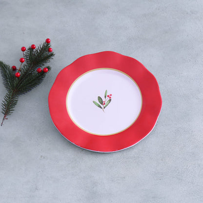 beatriz-ball-vida-holly-9-salad-plate-set-of-4-red-and-white