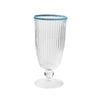 VIDA Acrylic Tumbler Set of 4 (Clear and Blue) SECONDS - NON REFUNDABLE