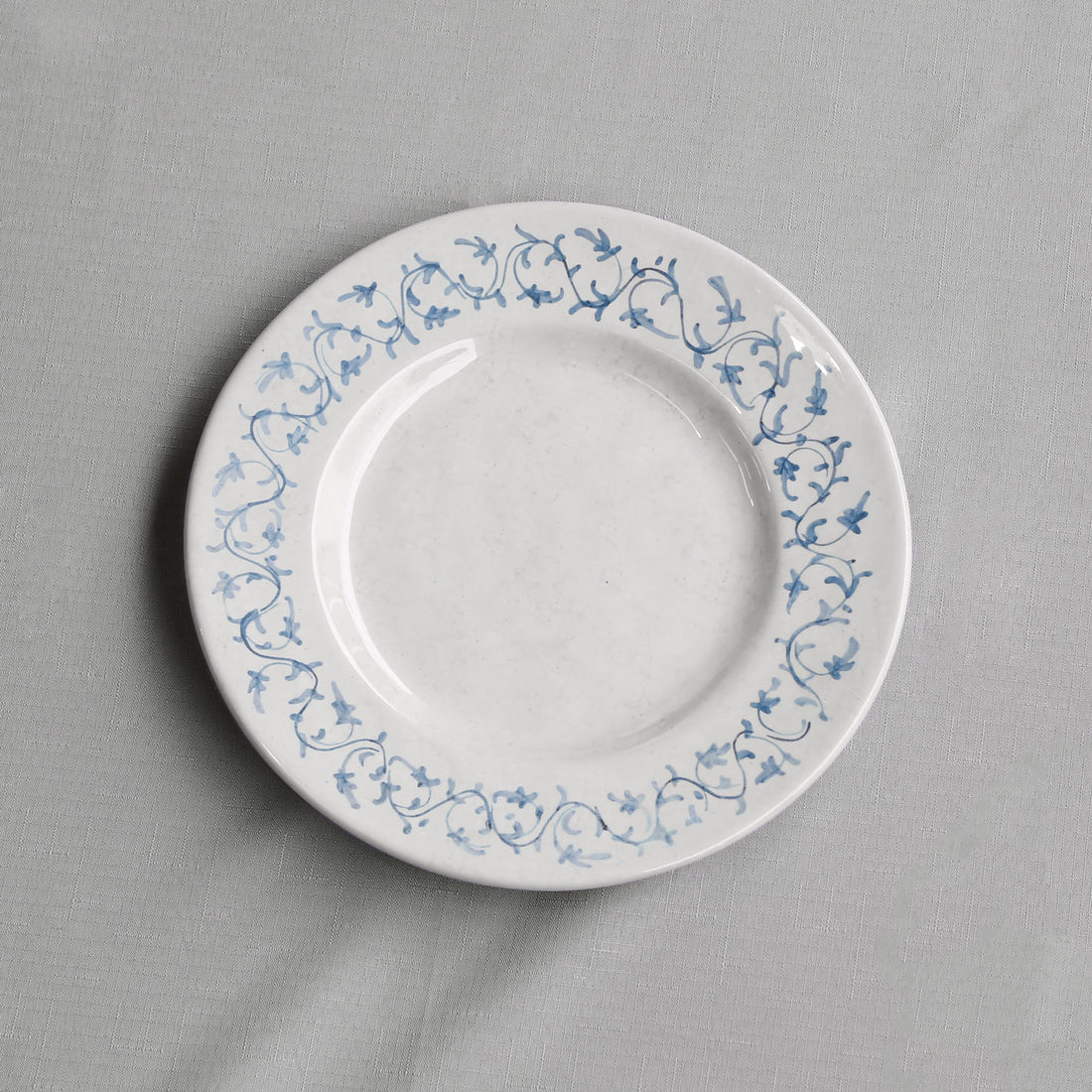 VIDA Sienna 11&quot; Dinner Plate Set of 4 (White and Blue)