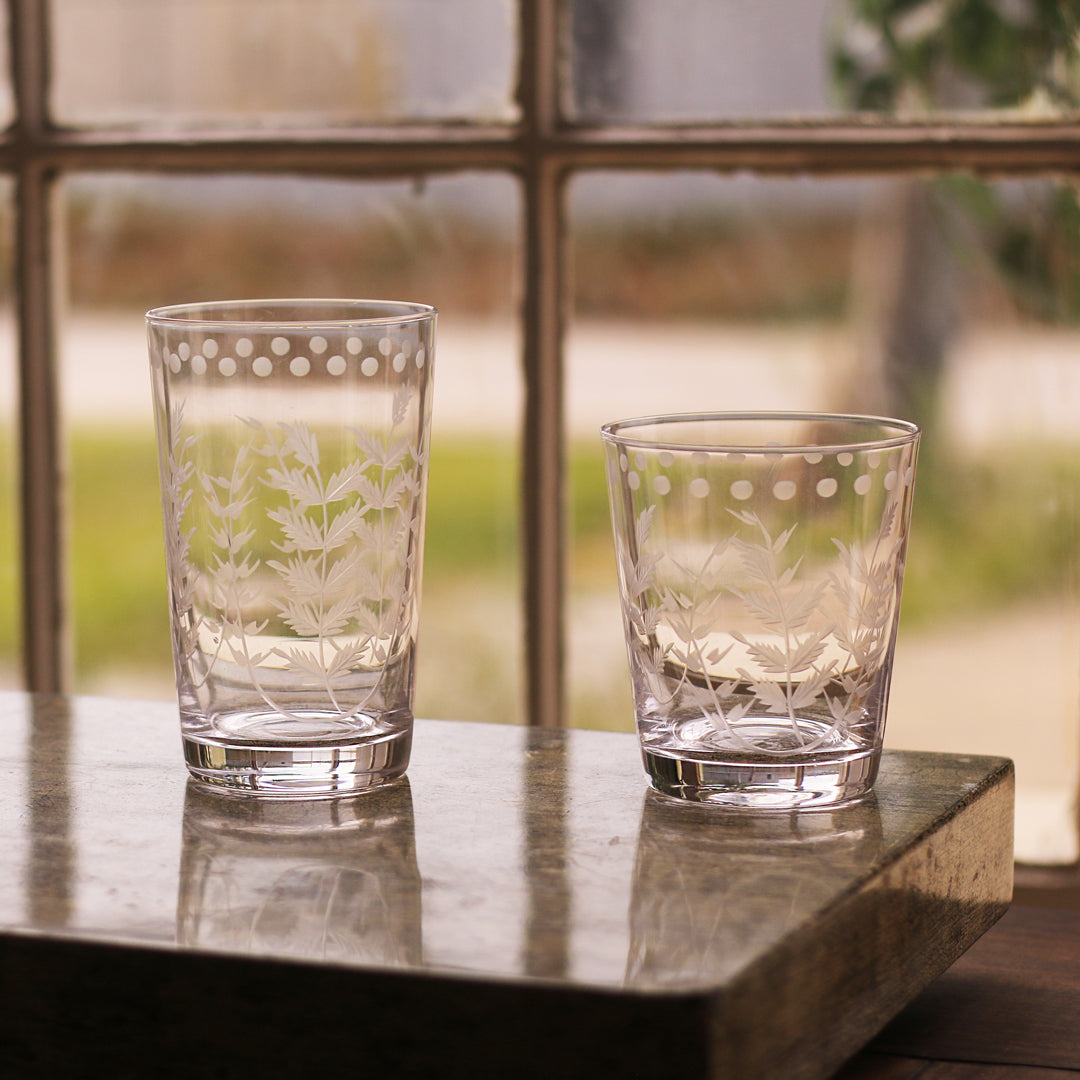 beatriz-ball-glass-fern-with-dots-double-old-fashioned-set-of-4-clear