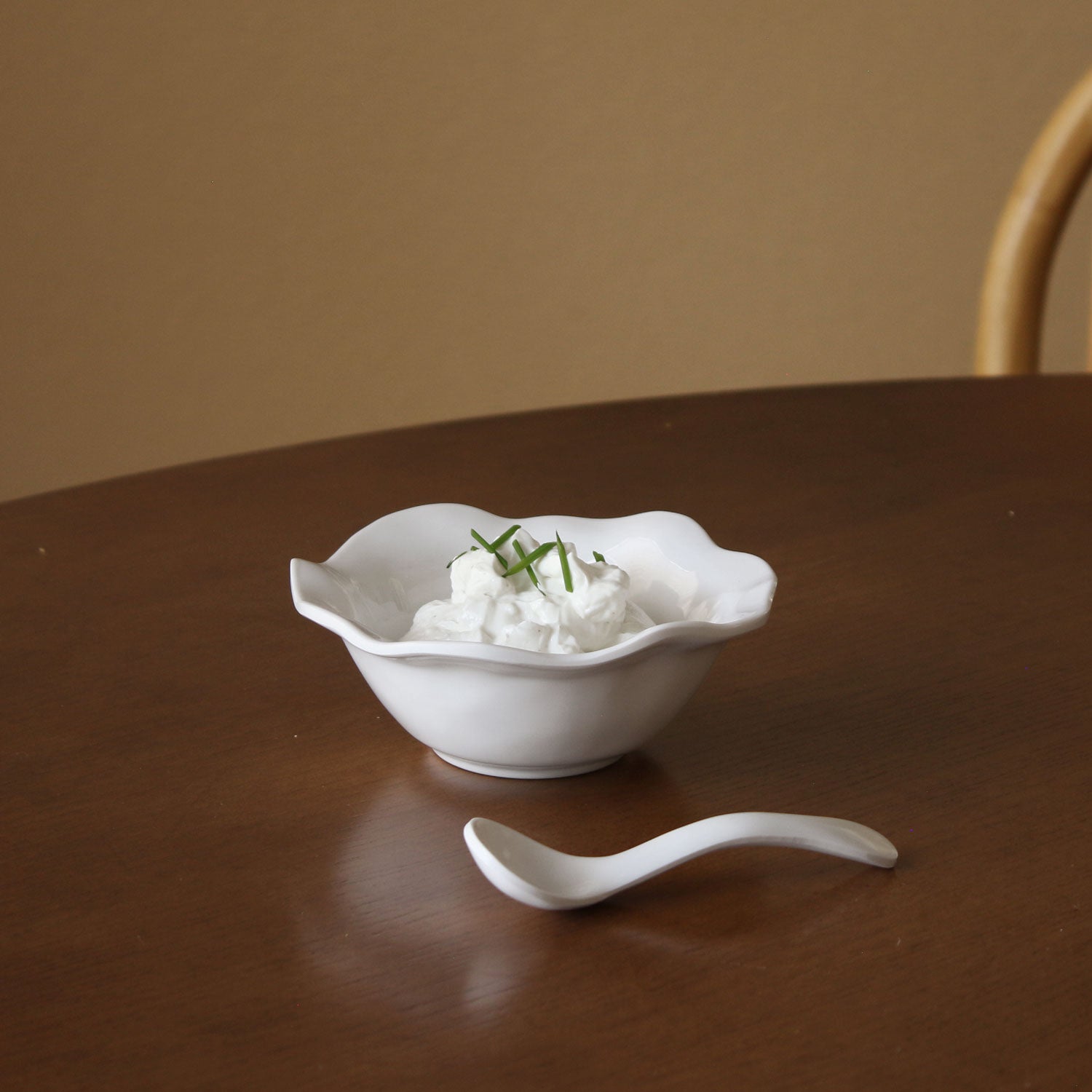 VIDA Havana Mini Bowl with Spoon (White)