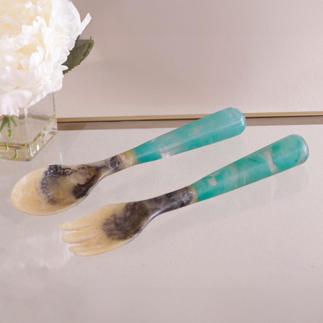 beatriz-ball-vida-resin-salad-servers-teal-seconds-non-refundable