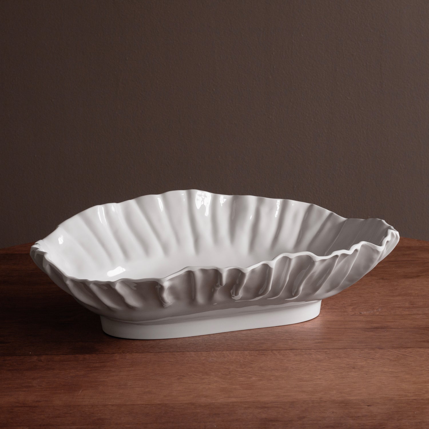 Beatriz Ball VIDA Bloom Large Oval Bowl (White)