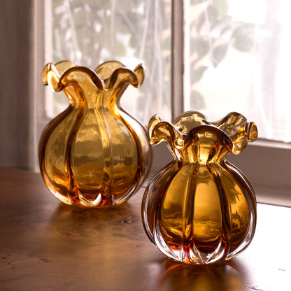 beatriz-ball-glass-vento-medium-round-bud-vase-amber