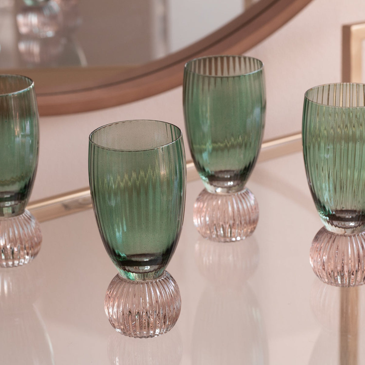 beatriz-ball-glass-venice-shot-glass-set-of-4-green-and-lavender