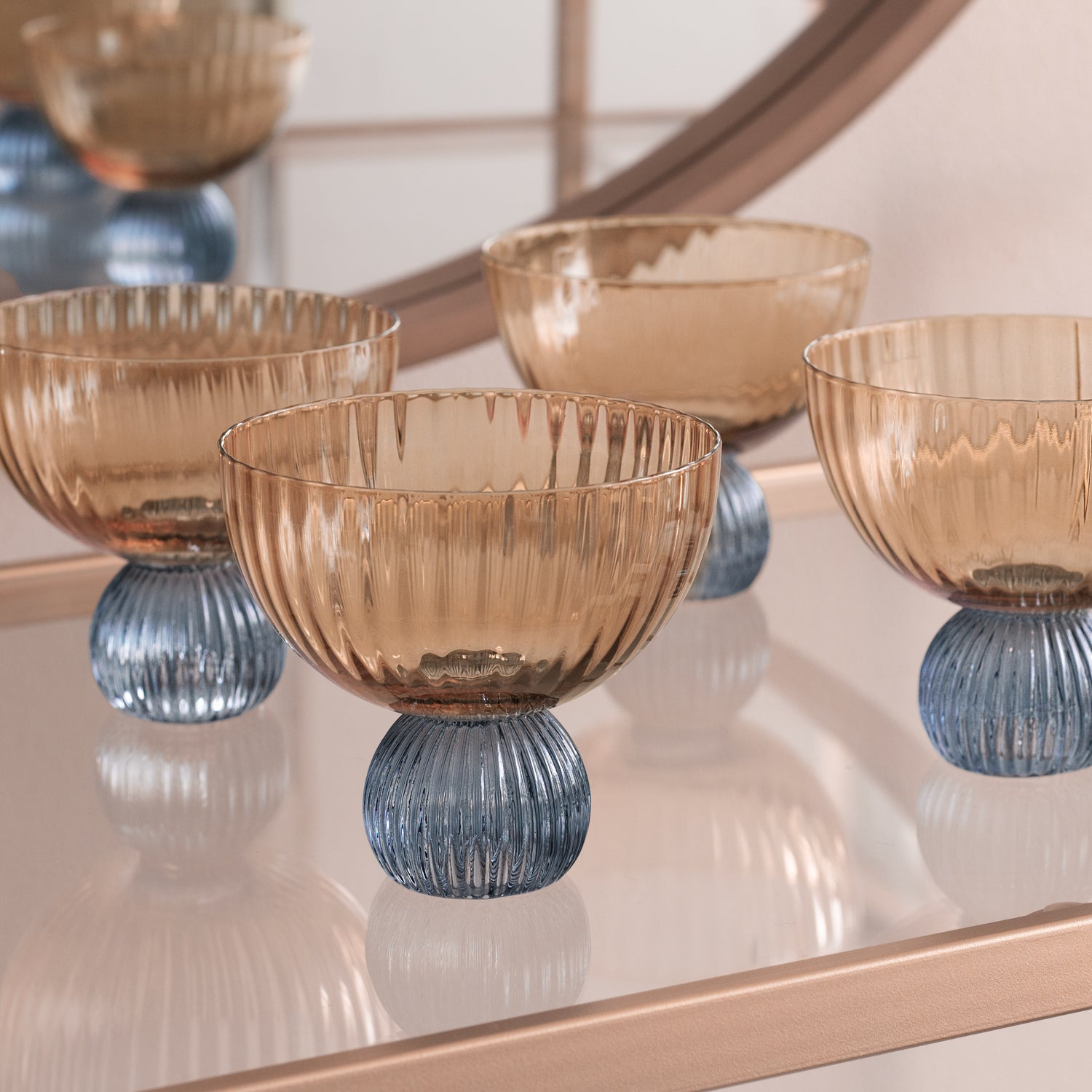 beatriz-ball-glass-venice-coupe-set-of-4-amber-and-blue