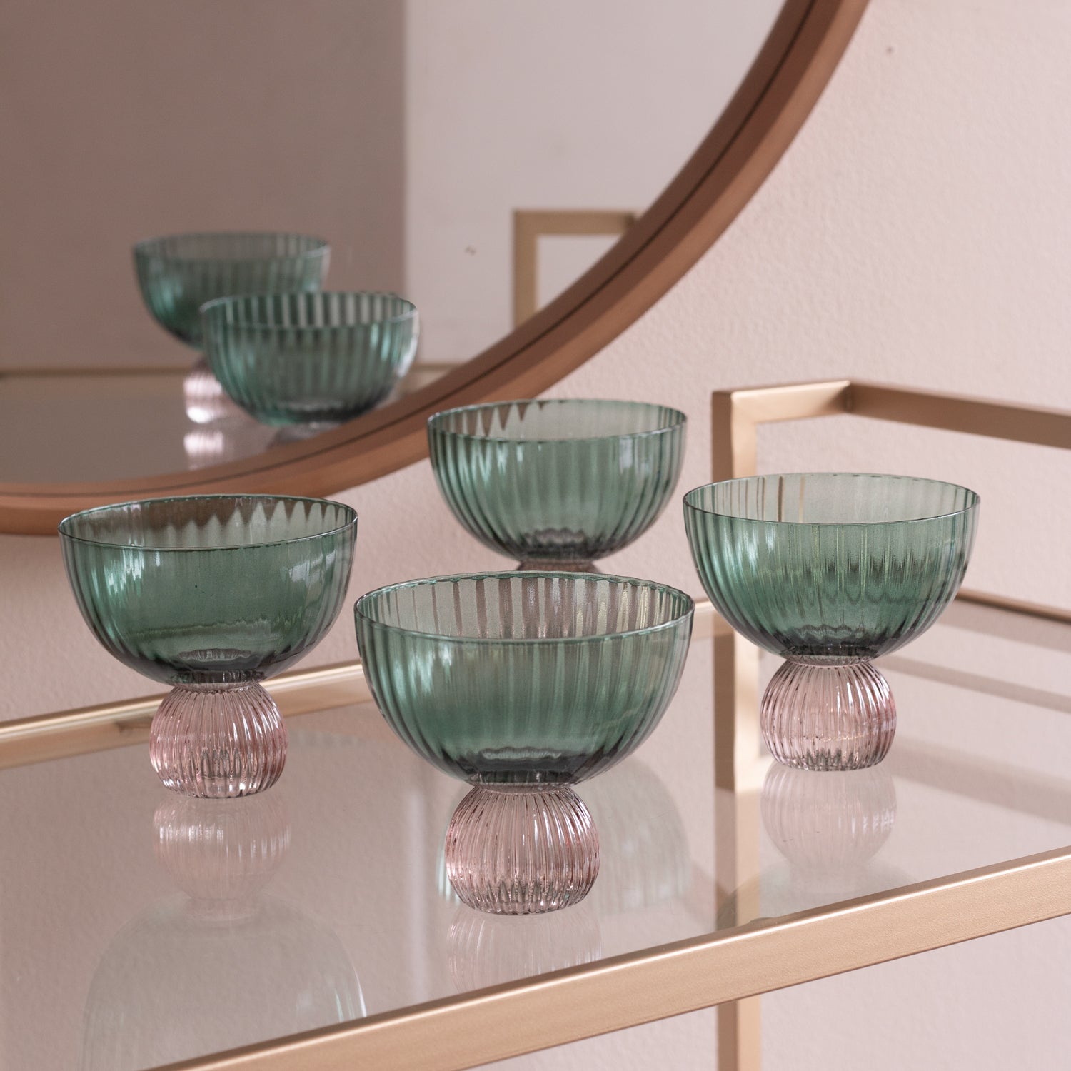 beatriz-ball-glass-venice-coupe-set-of-4-green-and-lavender