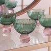 beatriz-ball-glass-venice-coupe-set-of-4-green-and-lavender