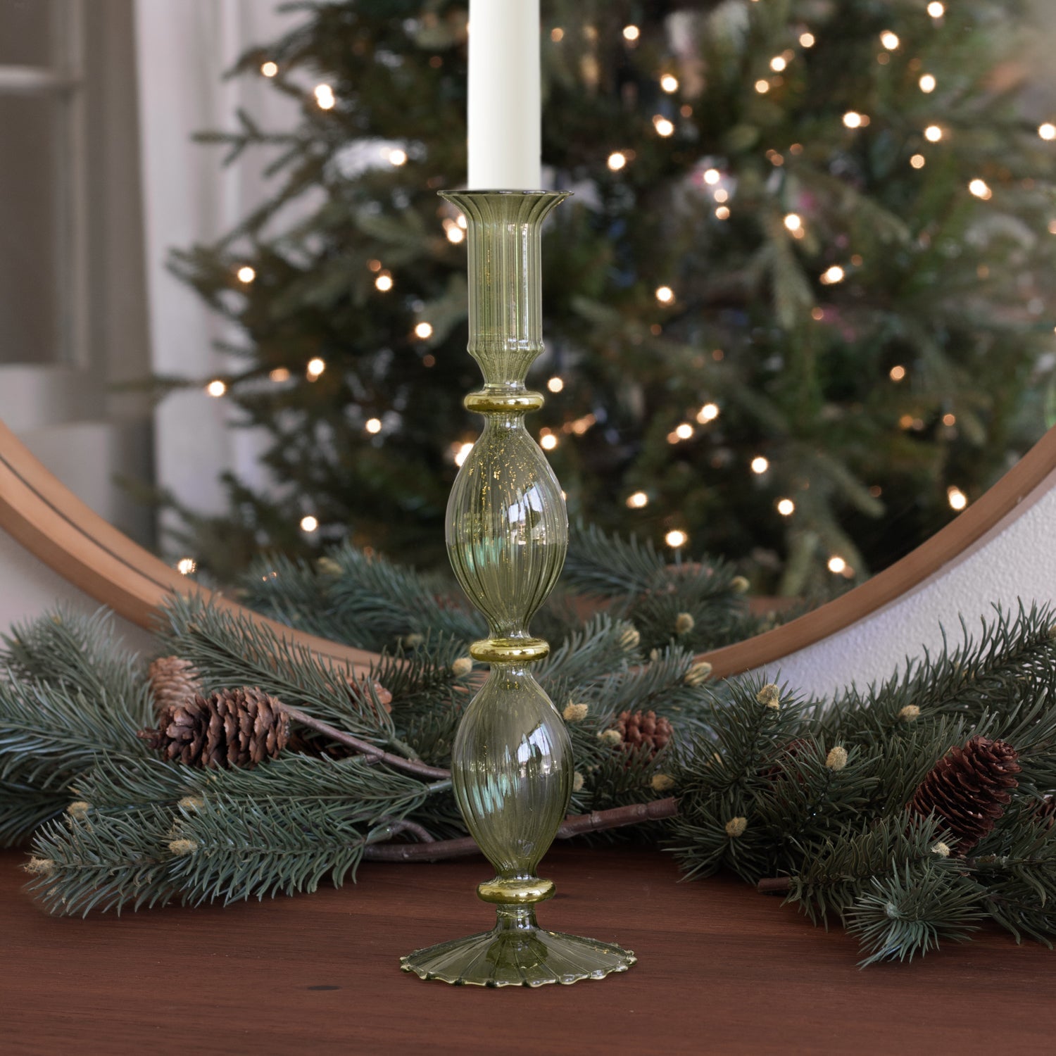 beatriz-ball-glass-cambridge-beryl-10-candlestick-holder-set-of-2-green-and-gold