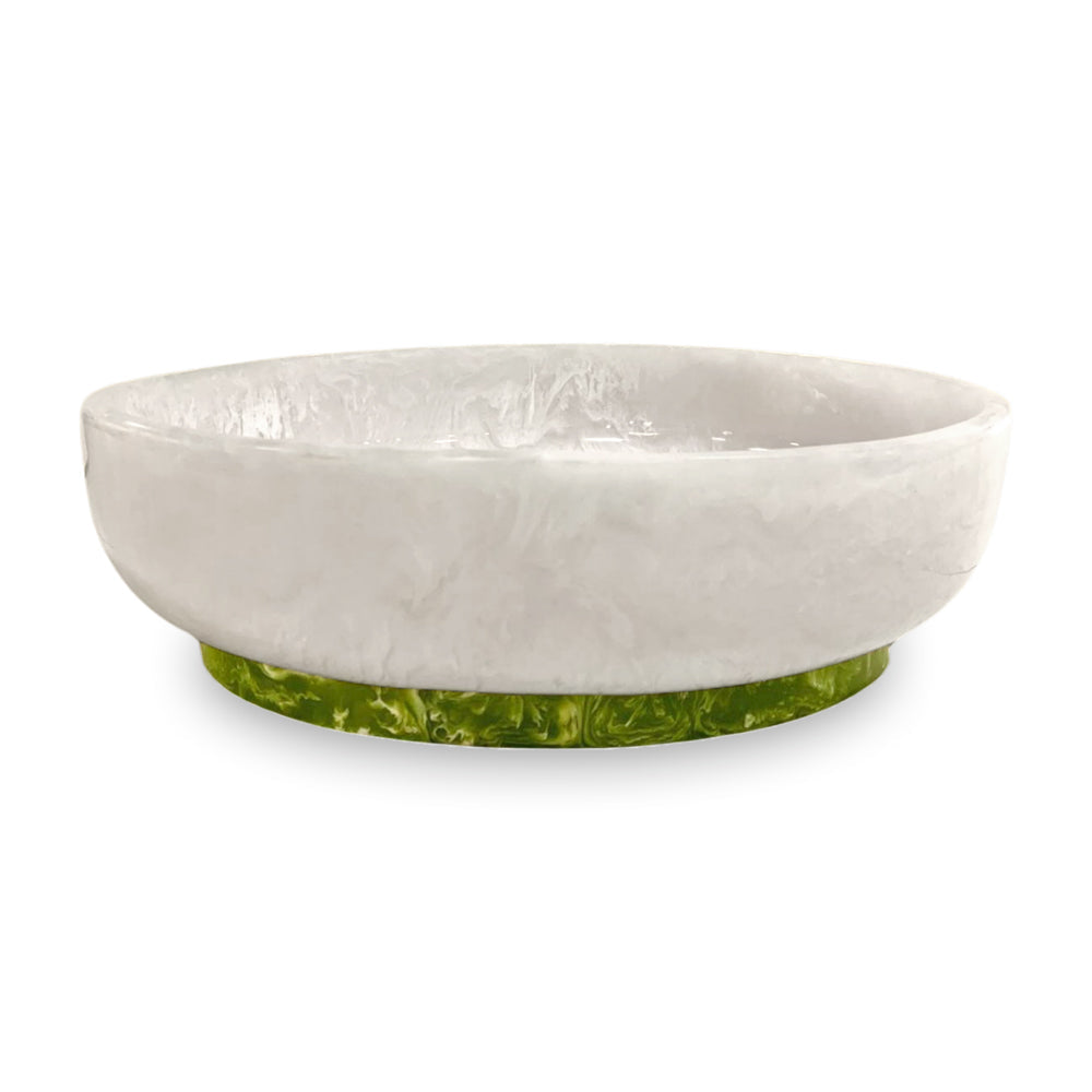 beatriz-ball-resin-rio-large-oval-bowl-with-base-white-and-green