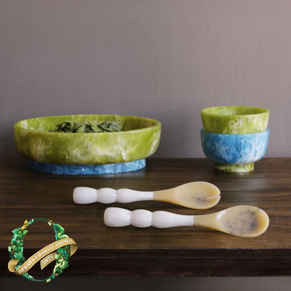 beatriz-ball-resin-rio-large-oval-bowl-with-base-green-and-blue