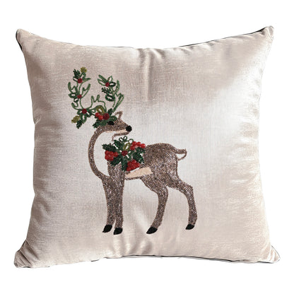 holiday-standing-reindeer-with-wreath-throw-pillow