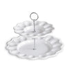 VIDA Alegria Two Tiered Egg Server White
