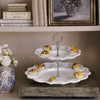 VIDA Alegria Two Tiered Egg Server White