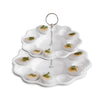 VIDA Alegria Two Tiered Egg Server White