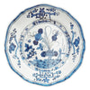 VIDA Faenza 11" Dinner Plate Set of 4 White and Blue