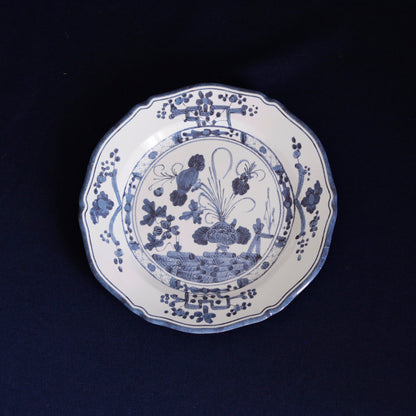 VIDA Faenza 9" Salad Plate Set of 4 White and Blue