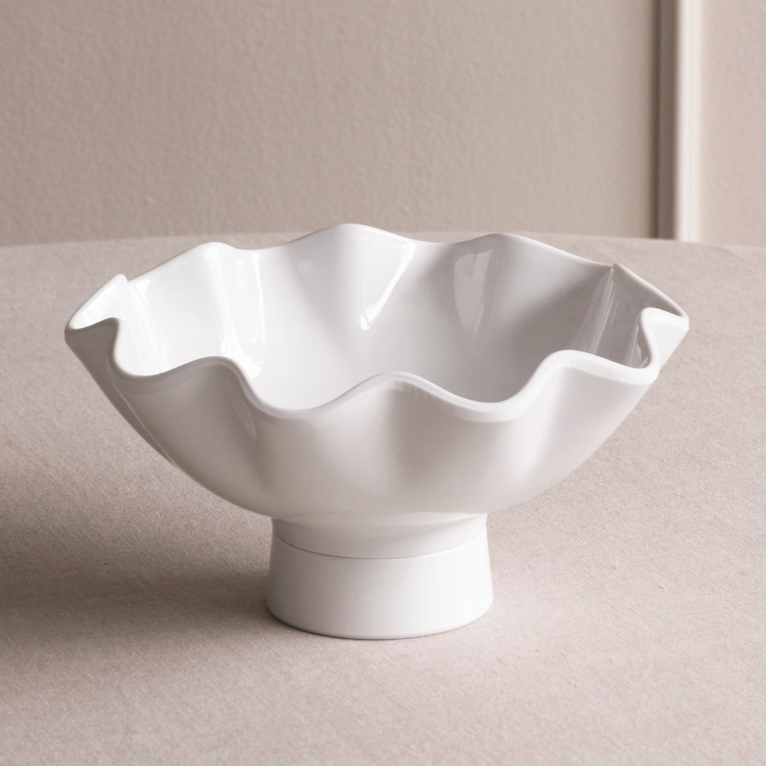 VIDA Havana Carola Small Pedestal White