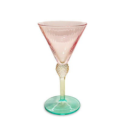 GLASS Aquarelle Martini Set of 4 (Multi)