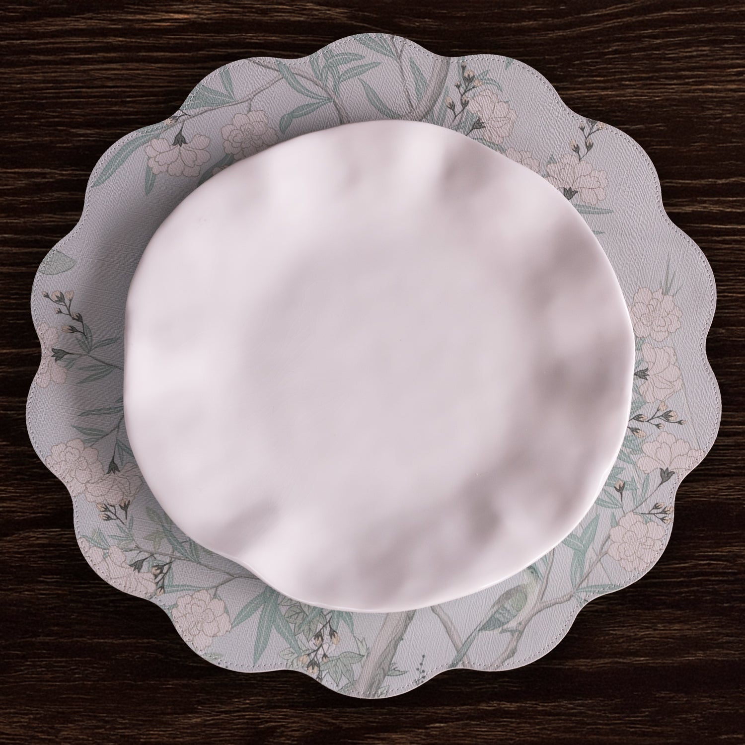 VidaXL Placemats 4 st rond 38 cm katoen effen grijs - Kantoormeubelen Plus VidaXL Placemats 4 st rond 38 cm katoen effen grijs - Kantoormeubelen Plus