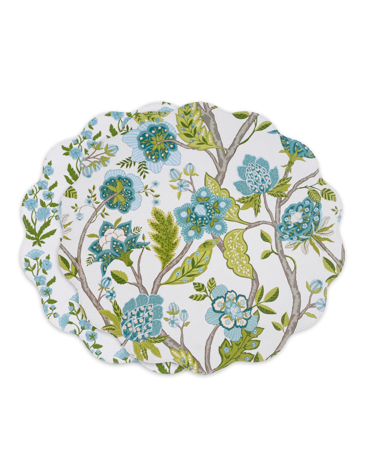 beatriz-ball-vida-blooms-branches-reversible-round-placemats-set-of-4-teal-green