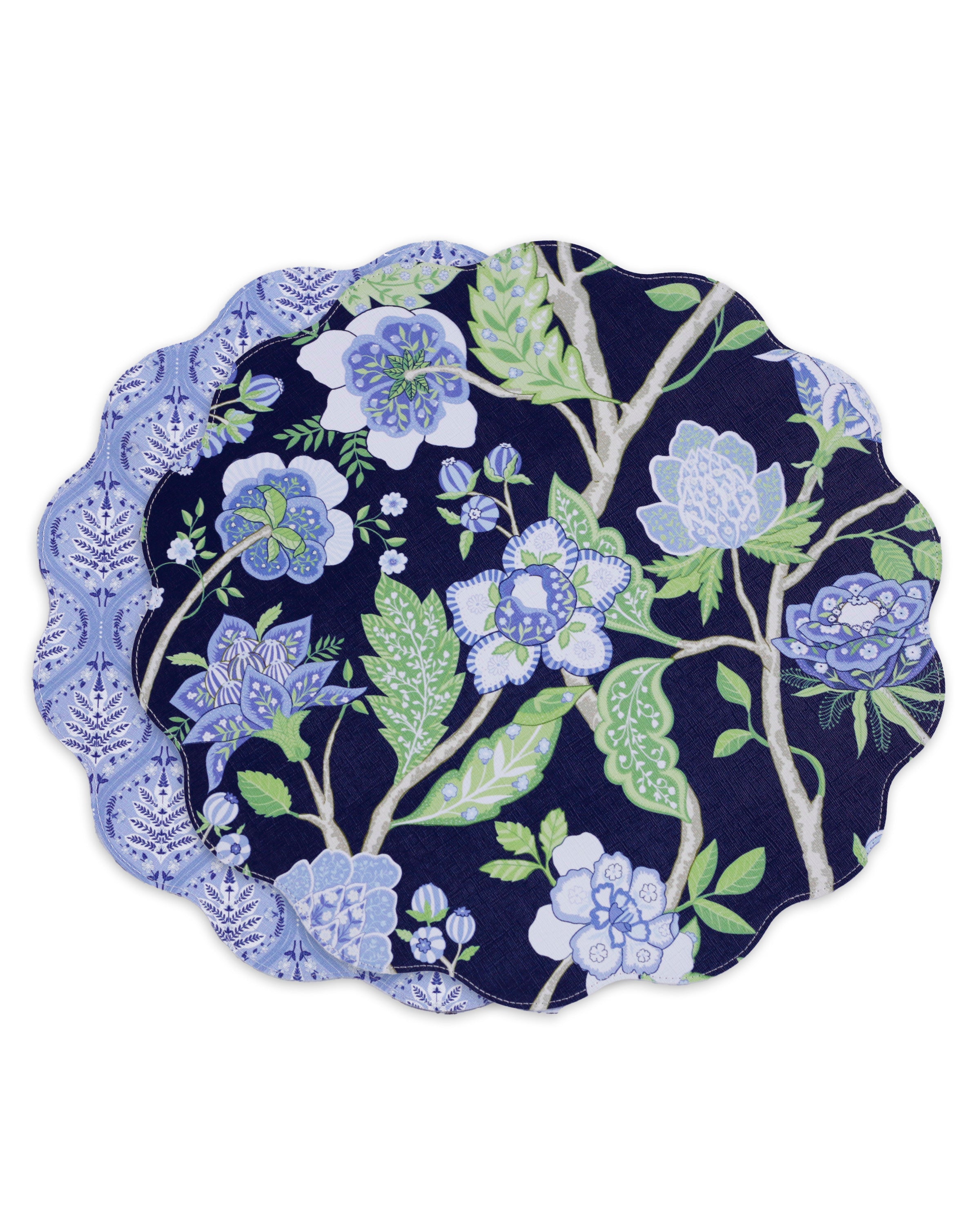 beatriz-ball-vida-blooms-branches-reversible-round-placemats-set-of-4-navy-green