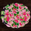 beatriz-ball-vida-butterflies-and-flowers-reversible-round-placemats-set-of-4-pink-and-green