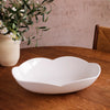 VIDA Amelia Extra Large Oval Bowl White