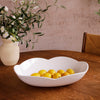 VIDA Amelia Extra Large Oval Bowl White