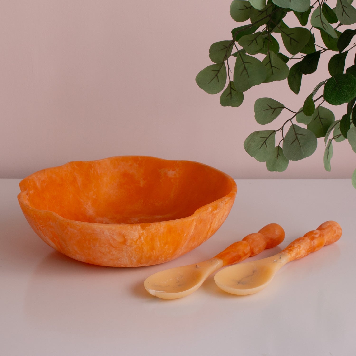 resin-sorbet-salad-servers-tangerine