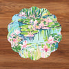 VIDA Everglades and Crocs Reversible Round Placemats Set of 4 Pink & Green