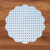 VIDA Sealife and Rattan Reversible Round Placemats Set of 4 Blue & Pink