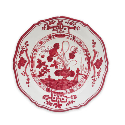 vida-faenza-11-dinner-plate-set-of-4-white-and-red