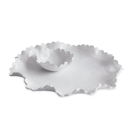vida-colette-round-platter-with-mini-dip-bowl-white