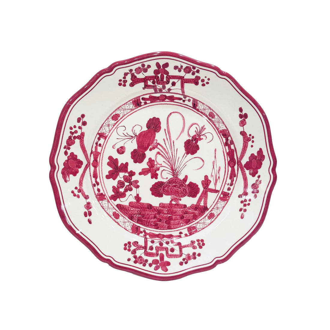 vida-faenza-9-salad-plate-set-of-4-deep-pink-and-white