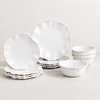VIDA Alegria Salad Plate Set of 4 (White)