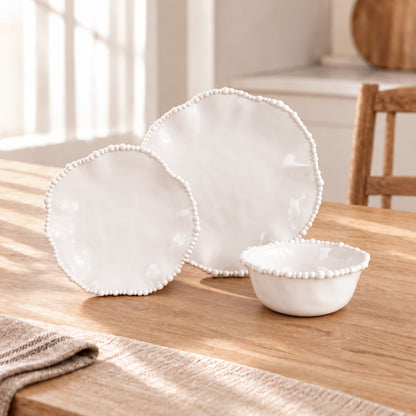 VIDA Alegria Salad Plate Set of 4 (White)