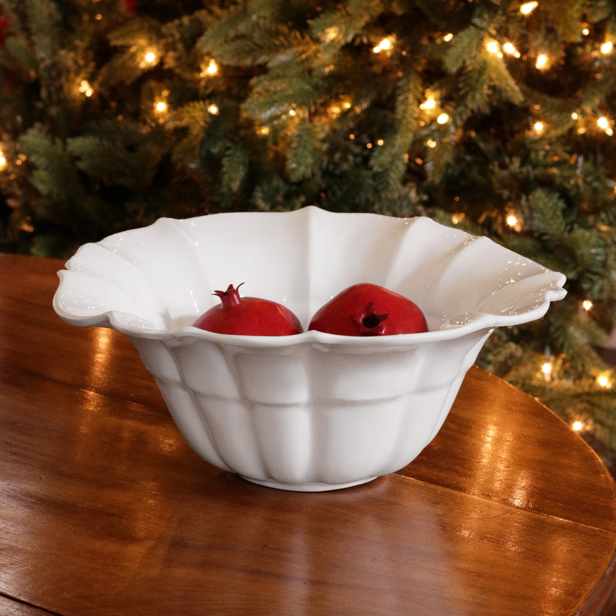 VIDA Tuscany Medium Bowl (White)