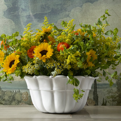 VIDA Tuscany Extra Large Centerpiece/Punch Bowl (White)
