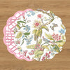 VIDA Floral and Trellis Reversible Placemats Set of 4 (Multi & Pink)