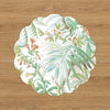 VIDA Tropical and Trellis Reversible Placemats Set of 4 (Green & Blue)