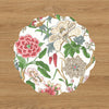 VIDA Zebra and Floral Reversible Placemats Set of 4 (Red & Multi)
