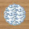 VIDA Chinoiserie and Branches Reversible Placemats Set of 4 (Blue and White)