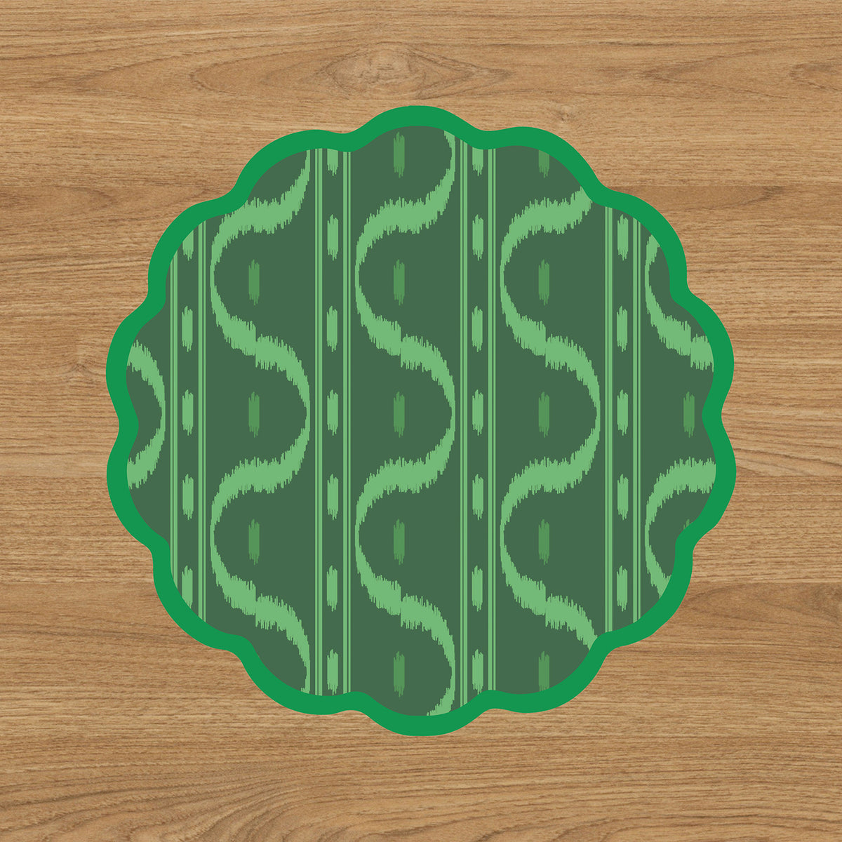 VIDA Festive Reversible Placemats Set of 4 (Green &amp; Red)